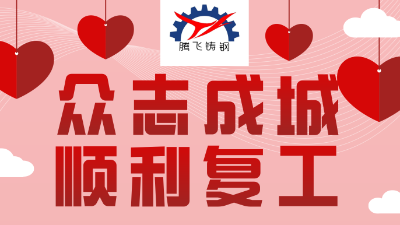 騰飛鑄鋼嚴(yán)抓防疫，貫徹落實(shí)，順利復(fù)工。